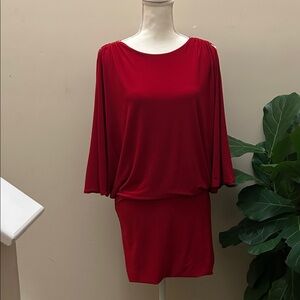 Vintage cache Elegant Red Women's Dress size s